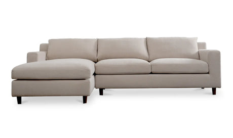 Hutton Sectional Beige by Moe's Home at Eve Furniture