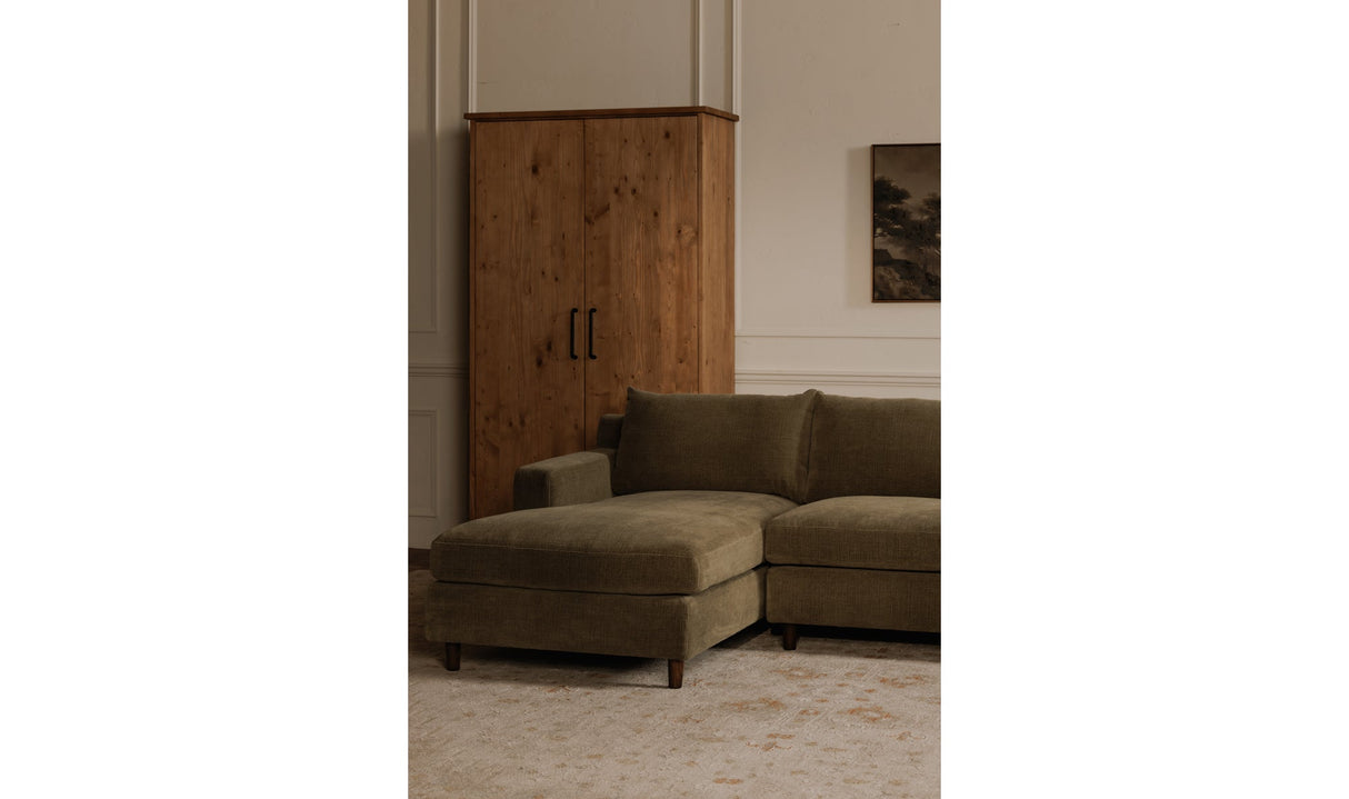Hutton Sectional Olive by Moe's Home at Eve Furniture