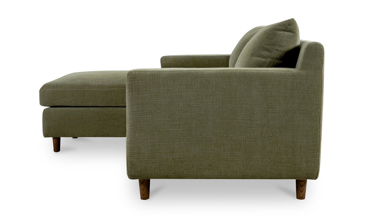 Hutton Sectional Olive by Moe's Home at Eve Furniture