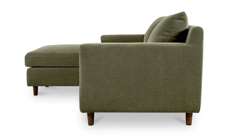 Hutton Sectional Olive by Moe's Home at Eve Furniture