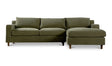 Hutton Sectional Olive by Moe's Home at Eve Furniture