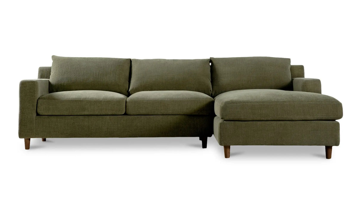 Hutton Sectional Olive by Moe's Home at Eve Furniture