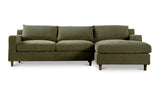 Hutton Sectional Olive by Moe's Home at Eve Furniture