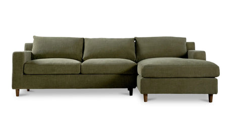 Hutton Sectional Olive by Moe's Home at Eve Furniture