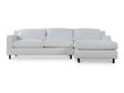 Hutton White Right Sectional by Moe's Home at Eve Furniture