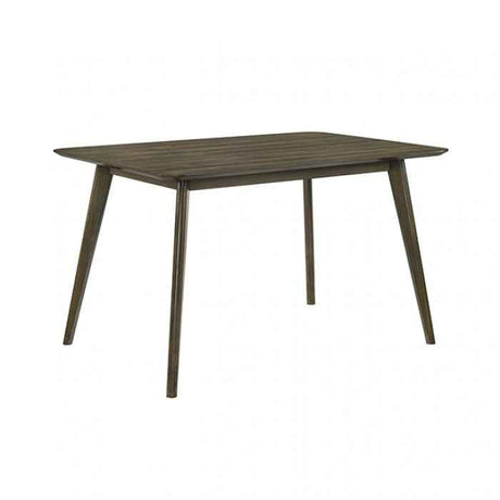 Huttwil Dark Walnut/Beige 5-Piece Counter Height Table Set by Furniture of America at Eve Furniture