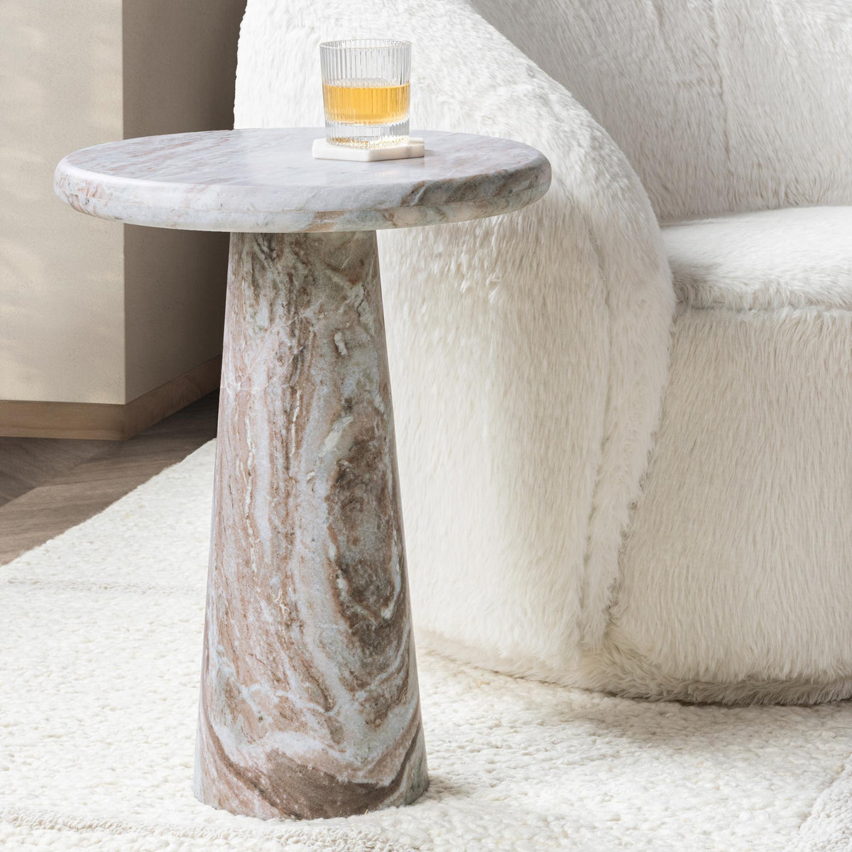 Huxley Accent Table Rusty by Classic Home at Eve Furniture