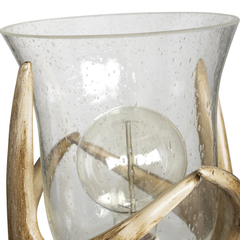 Huxley Brown/Bronze Antler Uplight by Crestview at Eve Furniture