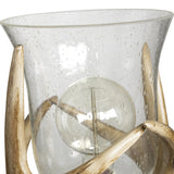 Huxley Brown/Bronze Antler Uplight by Crestview at Eve Furniture