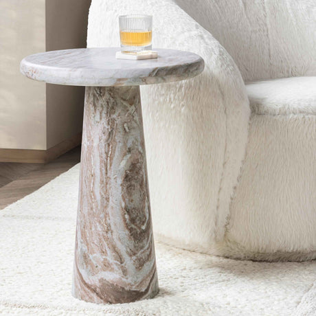 Huxley Rusty Gray 16" Accent Table by Classic Home at Eve Furniture