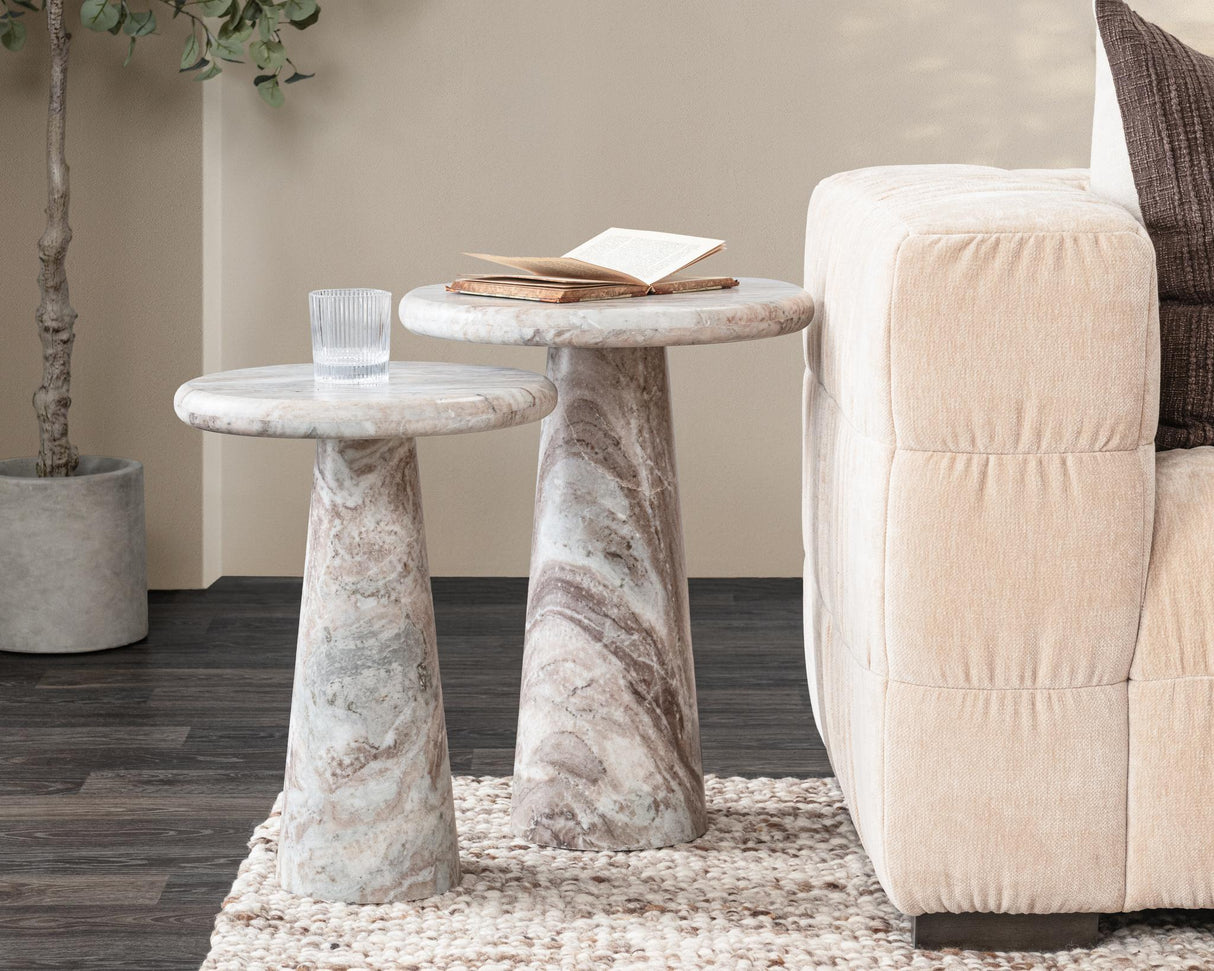 Huxley Rusty Gray 18" Accent Table by Classic Home at Eve Furniture