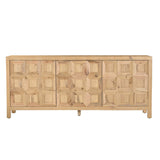 Huxley Tan Three-Door Sideboard by Crestview at Eve Furniture