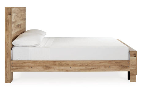 Hyanna Tan Brown Full Panel Bed by Ashley at Eve Furniture