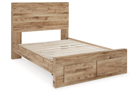 Hyanna Tan Brown Full Storage Platform Bed by Ashley at Eve Furniture