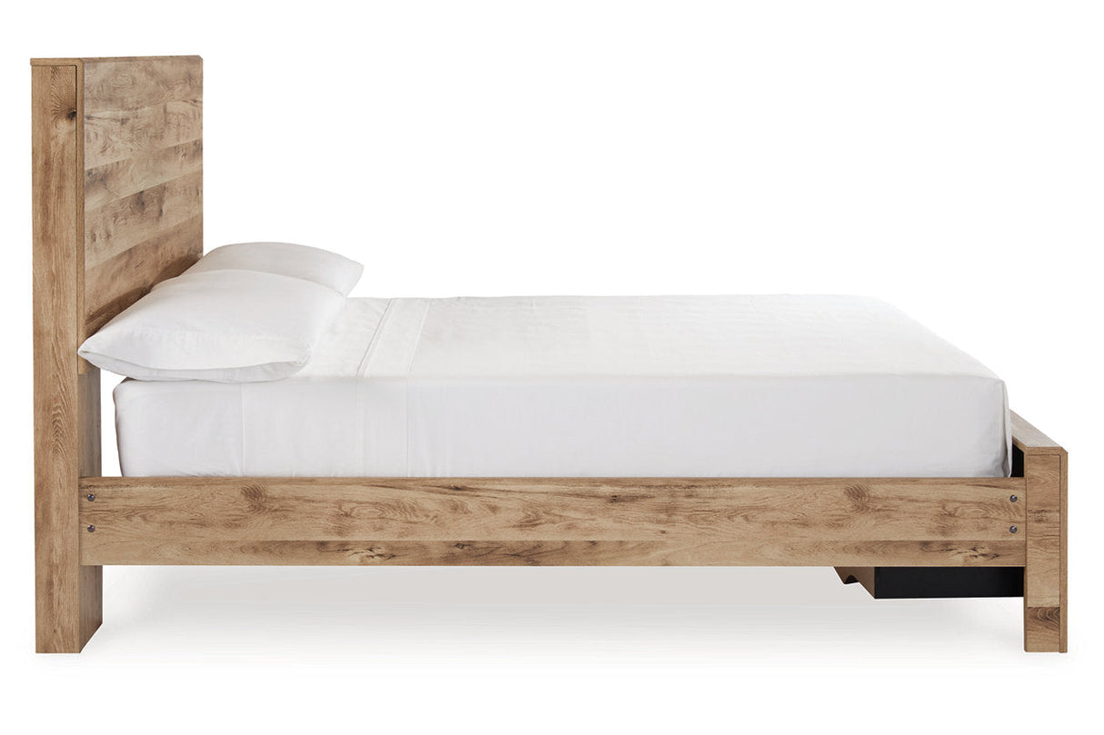 Hyanna Tan Brown Full Storage Platform Bed by Ashley at Eve Furniture