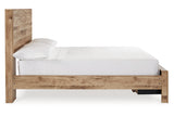 Hyanna Tan Brown Full Storage Platform Bed by Ashley at Eve Furniture