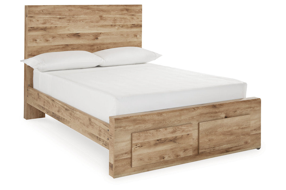 Hyanna Tan Brown Full Storage Platform Bed by Ashley at Eve Furniture