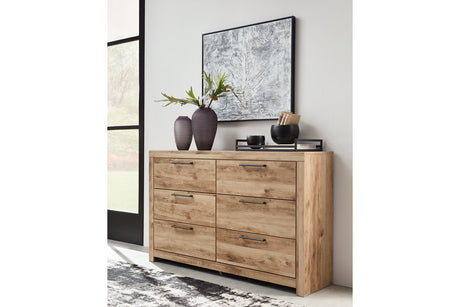 Hyanna Tan Brown Storage Platform Bedroom Set 2 Drawers by Ashley at Eve Furniture