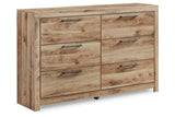 Hyanna Tan Brown Storage Platform Bedroom Set by Ashley at Eve Furniture