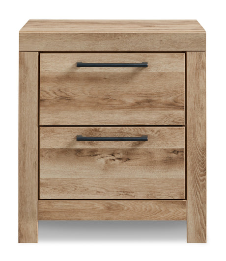 Hyanna Tan Brown Storage Platform Bedroom Set by Ashley at Eve Furniture