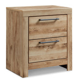 Hyanna Tan Brown Storage Platform Bedroom Set with 4 Drawers by Ashley at Eve Furniture