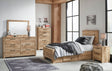 Hyanna Tan Brown Storage Platform Bedroom Set with 4 Drawers by Ashley at Eve Furniture