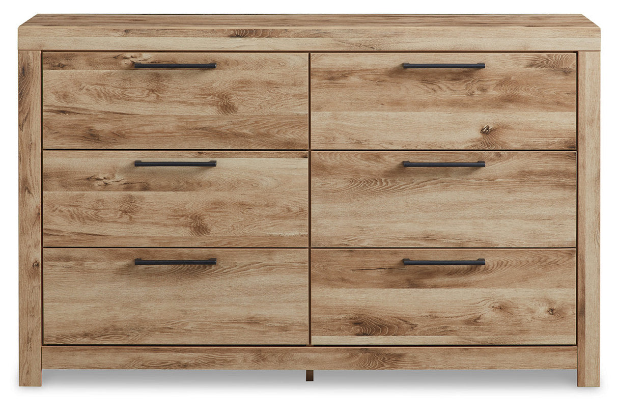 Hyanna Tan Brown Storage Platform Bedroom Set with 6 Drawers by Ashley at Eve Furniture