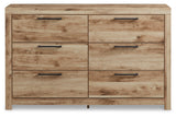 Hyanna Tan Brown Storage Platform Bedroom Set with 6 Drawers by Ashley at Eve Furniture