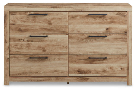 Hyanna Tan Brown Storage Platform Bedroom Set with 6 Drawers by Ashley at Eve Furniture