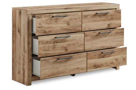 Hyanna Tan Brown Storage Platform Bedroom Set with 6 Drawers by Ashley at Eve Furniture