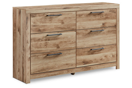 Hyanna Tan Brown Storage Platform Bedroom Set with 6 Drawers by Ashley at Eve Furniture