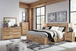 Hyanna Tan Brown Storage Platform Bedroom Set with 6 Drawers by Ashley at Eve Furniture