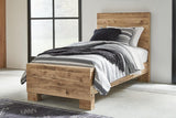 Hyanna Tan Brown Twin Panel Bed by Ashley at Eve Furniture