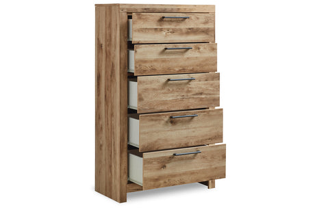 Hyanna Tan Brown Youth Panel Bedroom Set by Ashley at Eve Furniture