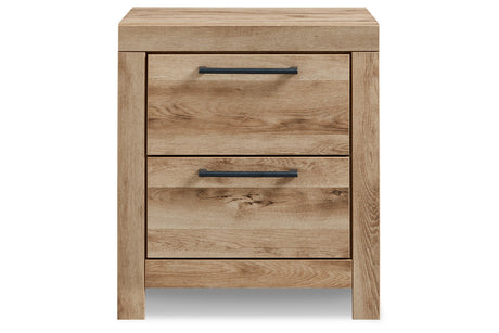 Hyanna Tan Brown Youth Storage Platform Bedroom Set with 2 Drawers by Ashley at Eve Furniture