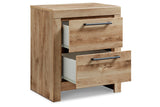 Hyanna Tan Brown Youth Two Side Storage Panel Bedroom Set by Ashley at Eve Furniture