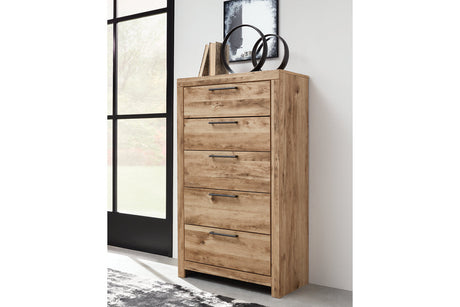 Hyanna Tan Brown Youth Two Side Storage Panel Bedroom Set by Ashley at Eve Furniture