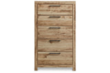 Hyanna Tan Brown Youth Two Side Storage Panel Bedroom Set by Ashley at Eve Furniture