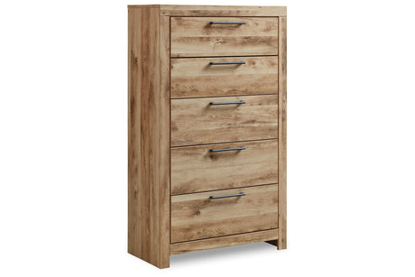 Hyanna Tan Brown Youth Two Side Storage Panel Bedroom Set by Ashley at Eve Furniture