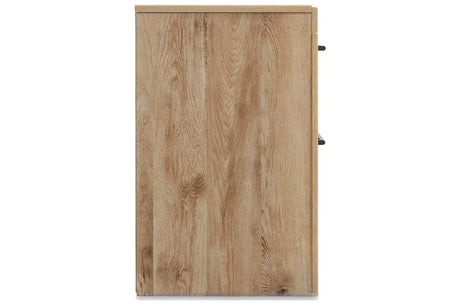 Hyanna Tan Nightstand by Ashley at Eve Furniture