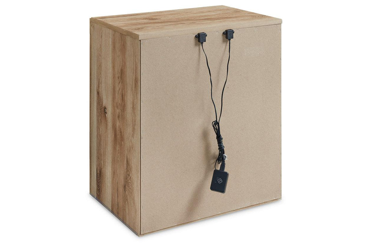 Hyanna Tan Nightstand by Ashley at Eve Furniture