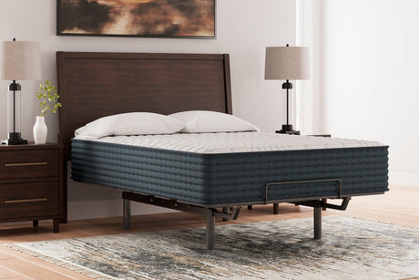 Hybrid 1200 White King Mattress by Ashley at Eve Furniture