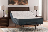 Hybrid 1200 White King Mattress by Ashley at Eve Furniture