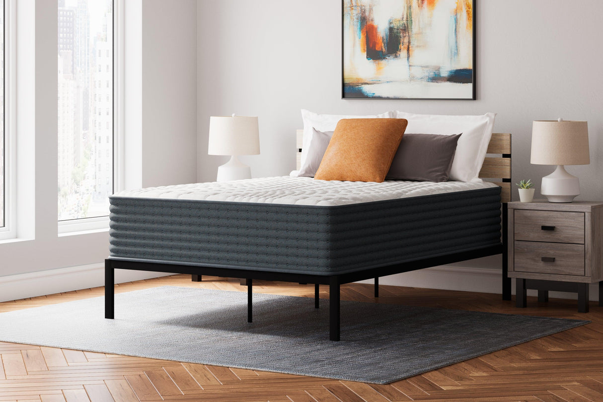 Hybrid 1400 White California King Mattress by Ashley at Eve Furniture