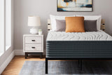 Hybrid 1400 White Queen Mattress by Ashley at Eve Furniture