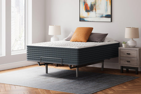 Hybrid 1400 White Queen Mattress by Ashley at Eve Furniture