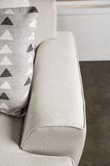 Hyde Park Gray Oversized Sofa w/ Pillows by Furniture of America at Eve Furniture