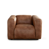 Hyde Saddle Leatherette Chair by Diamond Sofa at Eve Furniture
