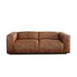 Hyde Saddle Leatherette Sofa by Diamond Sofa at Eve Furniture