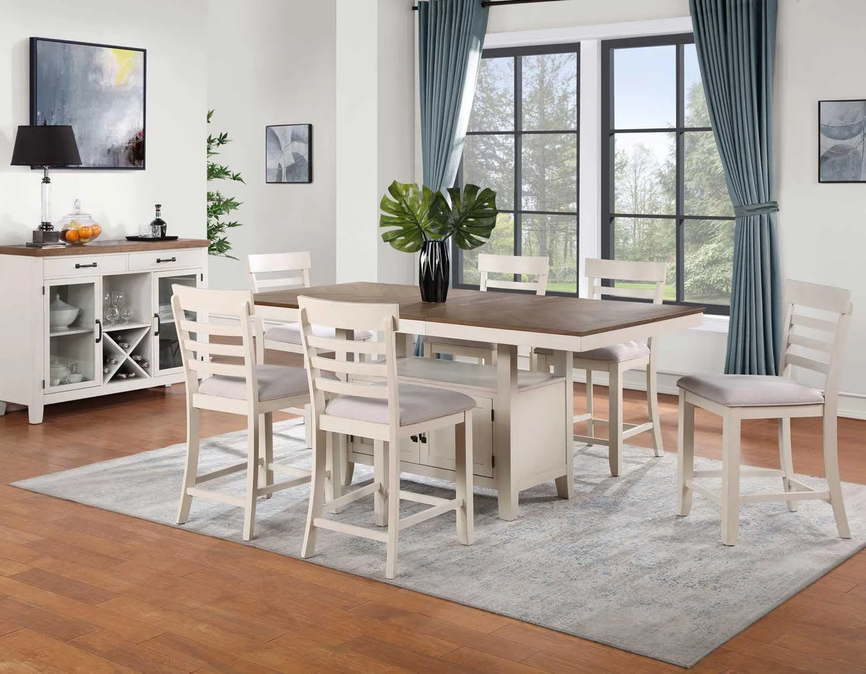 Hyland 24″ Counter Stool, Brown, Set of 2 by Steve Silver at Eve Furniture